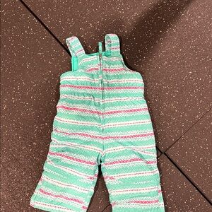 L.L. Bean Teal Baby Snowsuit